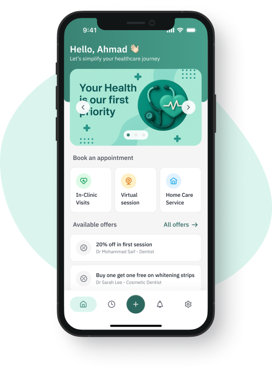 App phone mockup